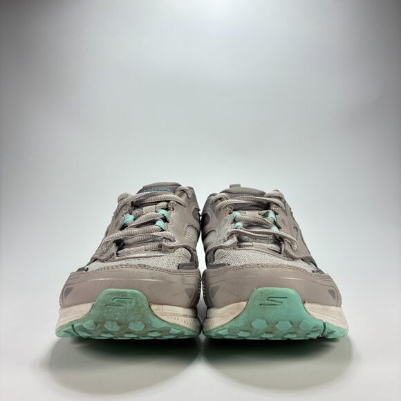 Skechers Go Run Consistent Gray Turquoise Running Shoes 128075 Women’s Size 9 - Picture 2 of 10